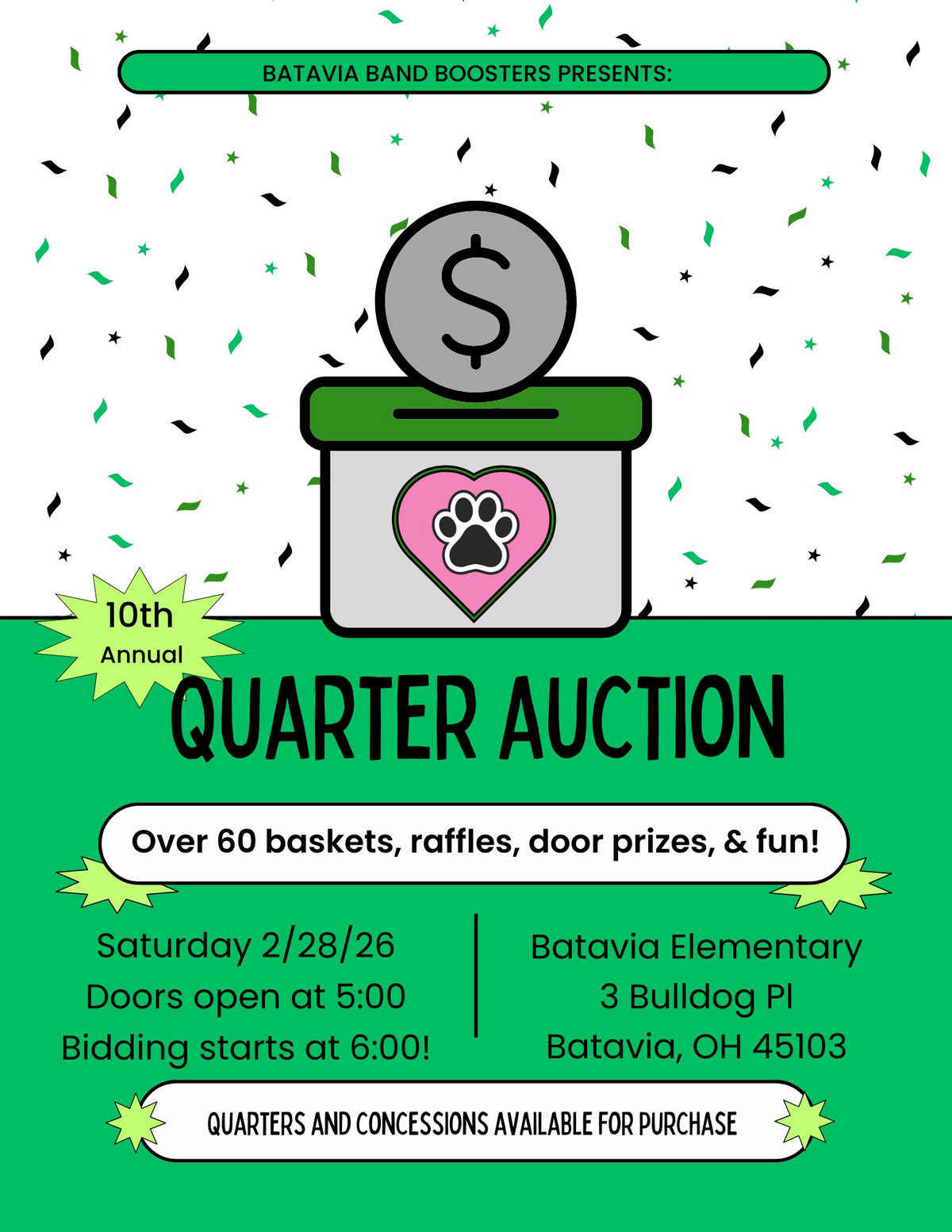 Quarter Auction Poster